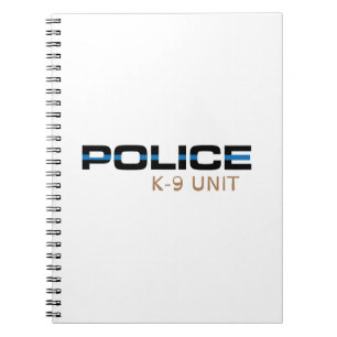 Cuaderno Unidad de la policía K-9