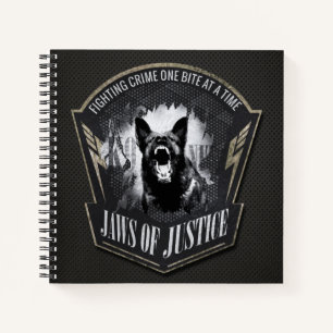 Cuaderno Unidad K-9 - Unidad de policía - Pastor alemán
