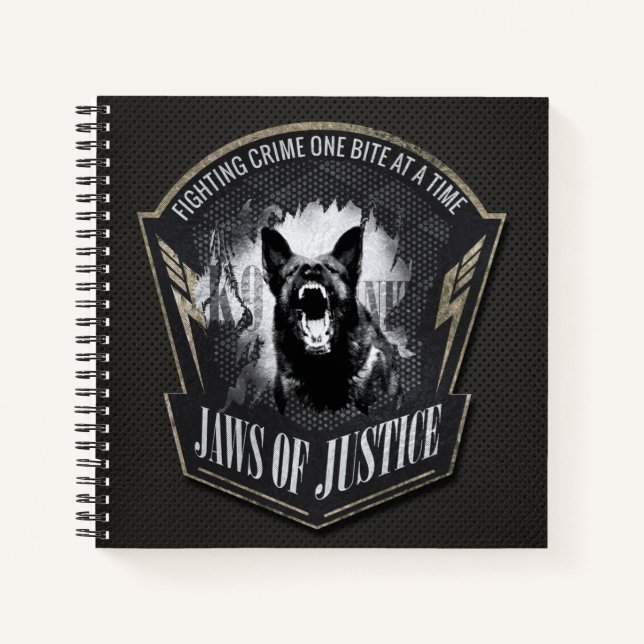 Cuaderno Unidad K-9 - Unidad de policía - Pastor alemán (Anverso)