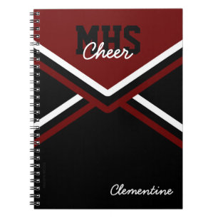 Cuaderno uniforme de la escuela de la animadora
