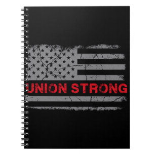 Cuaderno Unión de Bandera Americana fuerte