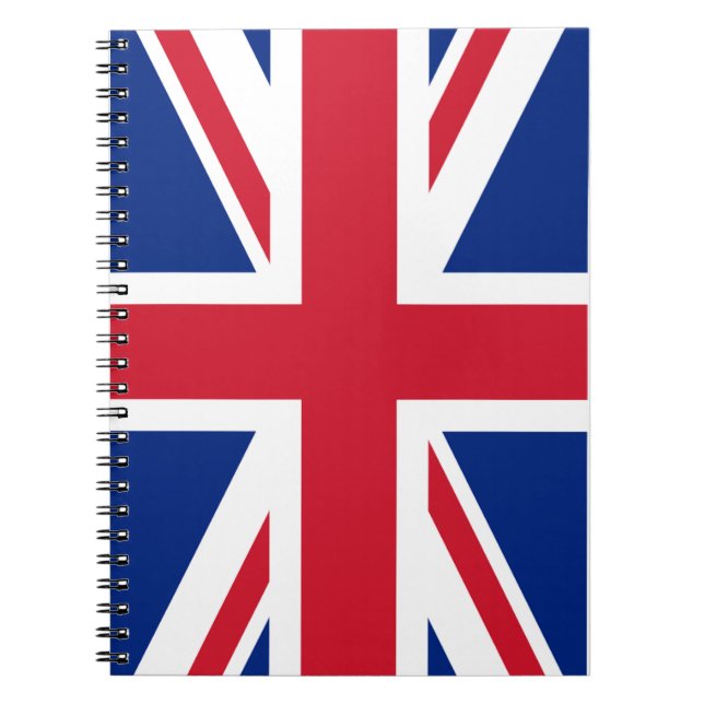 Cuaderno Unión Jack ~ Bandera británica (Frente)
