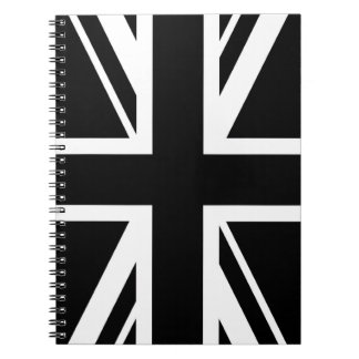 Cuaderno Unión Jack ~ Blanco y negro