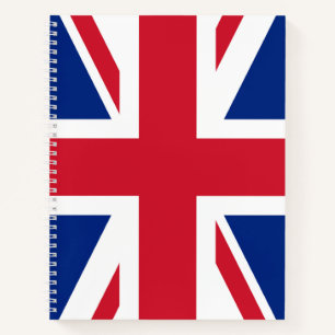 Cuaderno Unión Jack ~ Bloc de notas con bandera británica