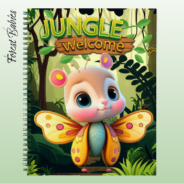 Cuaderno Unique Butterfly Girl Whimsical Cartoon Graphic 🦋