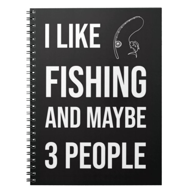 Cuaderno Unique Fishing Gifts Fisher Fish Lover Fisherman (Frente)