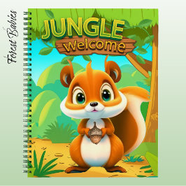 Cuaderno Unique Squirrel Wildlife Nature Safari Character🐿