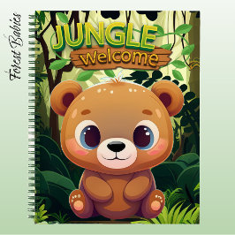 Cuaderno Unique Teddy Bear Whimsical Fun Cartoon Graphic 🐻