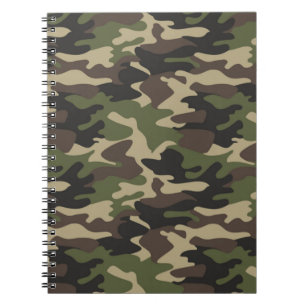 Cuaderno unisex de camuflaje más vendido