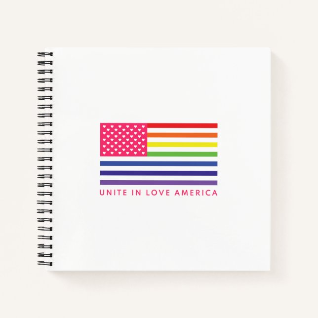 Cuaderno Unite In Love America - (Anverso)