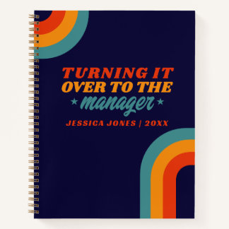 Cuaderno Universal Manager Retro Blue Law of Attraction