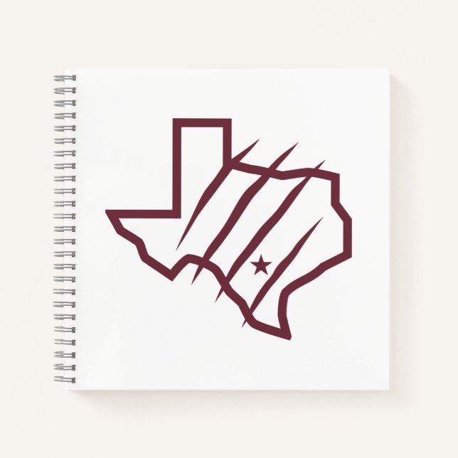 Cuaderno Universidad A&M de Texas-San Antonio | Logo estata (Anverso)