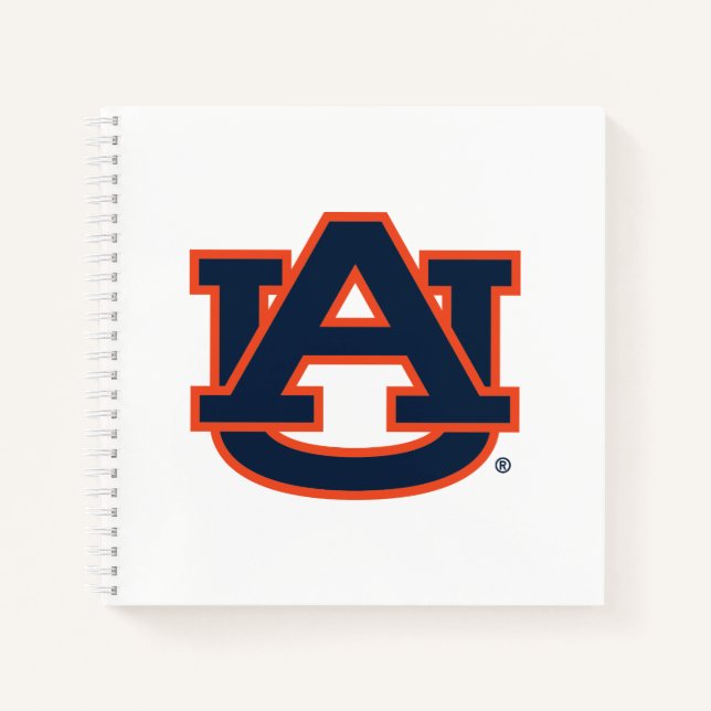 Cuaderno Universidad Auburn | Logo de Auburn UA (Anverso)
