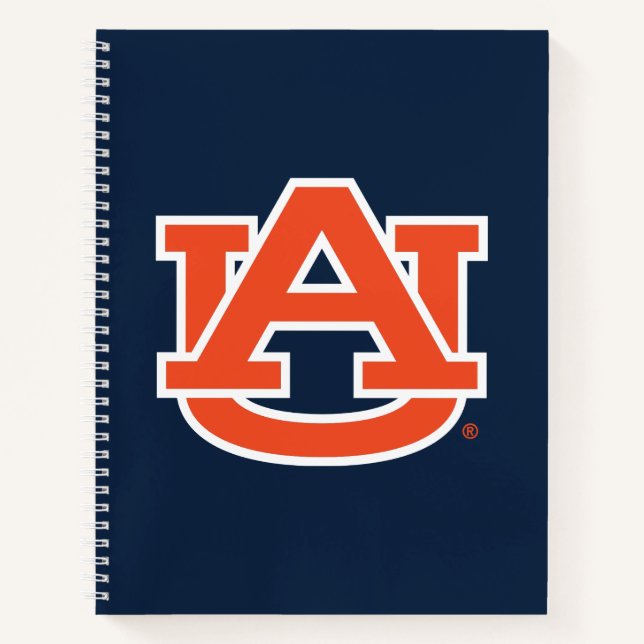 Cuaderno Universidad Auburn | Logo de Auburn UA (Anverso)