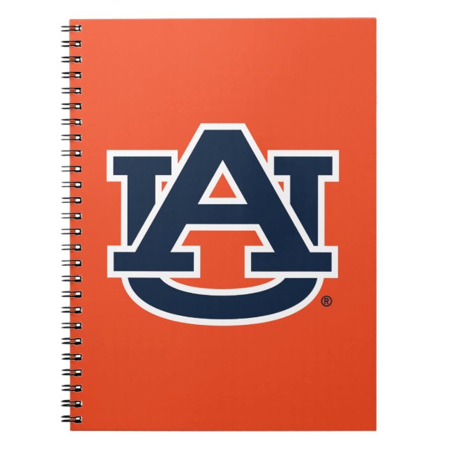 Cuaderno Universidad Auburn | Logo de Auburn UA (Frente)