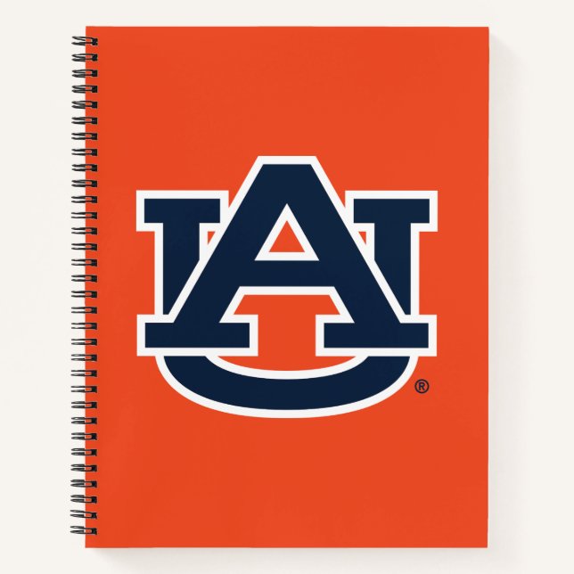 Cuaderno Universidad Auburn | Logo de Auburn UA (Anverso)