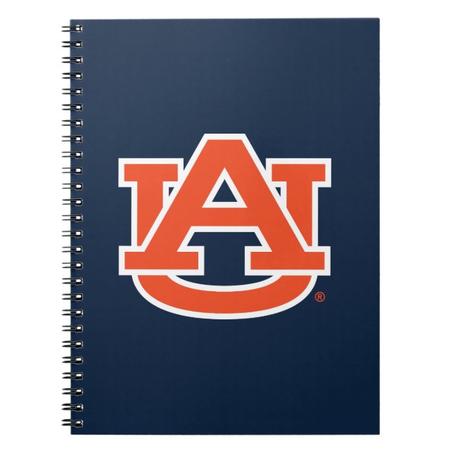 Cuaderno Universidad Auburn | Logo de Auburn UA (Frente)