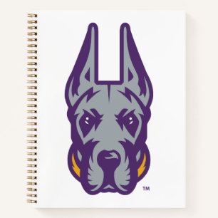 Cuaderno Universidad de Albany Gran Cabeza de Mascota Dane