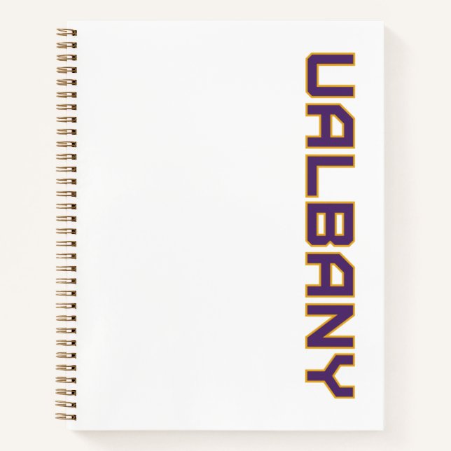 Cuaderno Universidad de Albany Wordmark (Anverso)