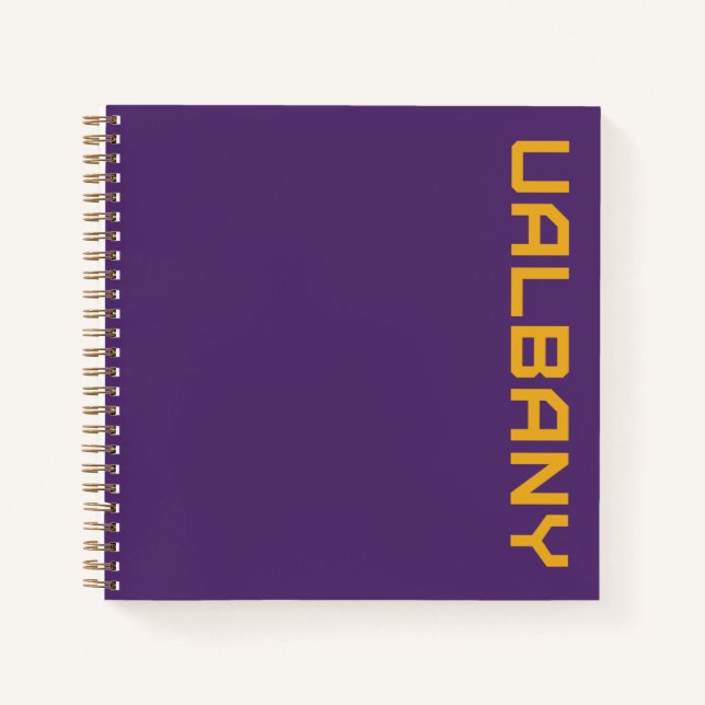 Cuaderno Universidad de Albany Wordmark (Anverso)