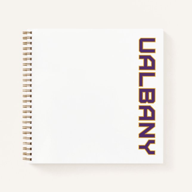 Cuaderno Universidad de Albany Wordmark (Anverso)