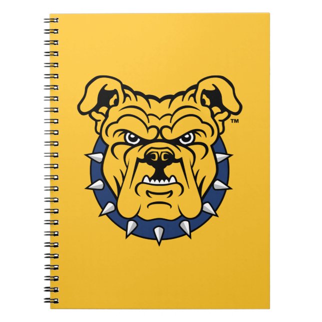 Cuaderno Universidad Estatal NCA&T | Cara de Bulldog (Frente)