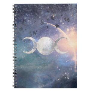 Cuaderno Universo Celestial Triple Diosa Luna Moonstone