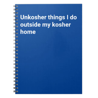 Cuaderno Unkosher Notebook