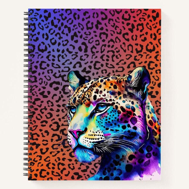 Cuaderno Unleash Your Wild Side – Leopard Print Notebook (Anverso)
