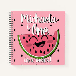 Cuaderno Uno en una sandía de Melón Invitado de primer cump