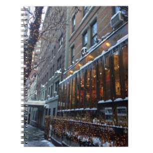 Cuaderno Upper West Side Cicla el invierno en Nueva York