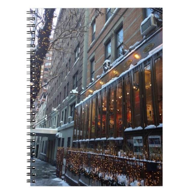 Cuaderno Upper West Side Cicla el invierno en Nueva York (Frente)
