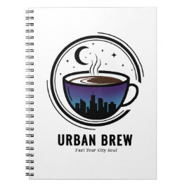 Cuaderno Urban Brew City Skyline Coffee