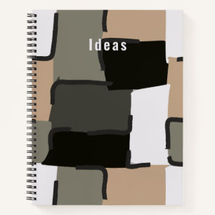 Cuaderno Urban Geo Onyx Neutral Patrón Hero