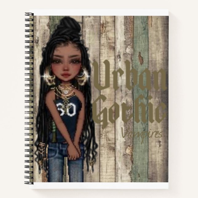 Cuaderno Urban Gothic Vampires Notebook 5 (Anverso)