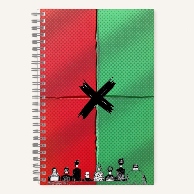 Cuaderno Urban Pop Crowd Retro Notebook (Anverso)