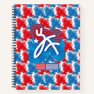 CUADERNO USA/EEUU FLAG SIMPLIFIED TEXT BY MASANSER PIXELAT