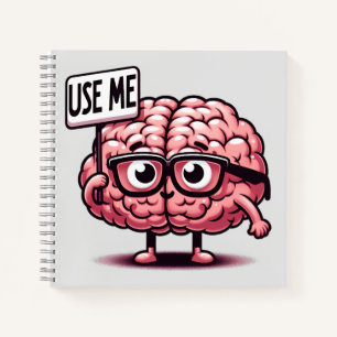 Cuaderno Usar mi cerebro gracioso