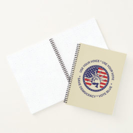 Cuaderno Usar tu ballet de distintivo patriótico de liberta