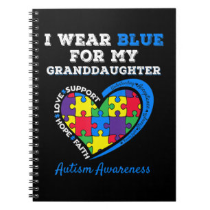 Cuaderno Uso Azul Para Concienciar Al Autismo Familias Que
