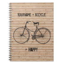 Usted más la bicicleta iguala beige de madera