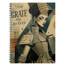 Cuaderno Usted Me Ralla Los Nervios Rallador De Queso Modas