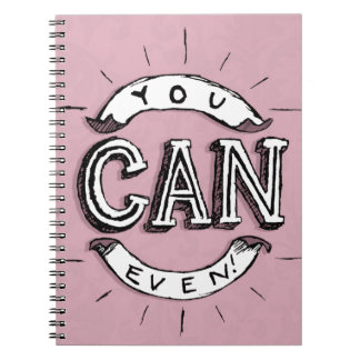 Cuaderno ¡Usted puede incluso!