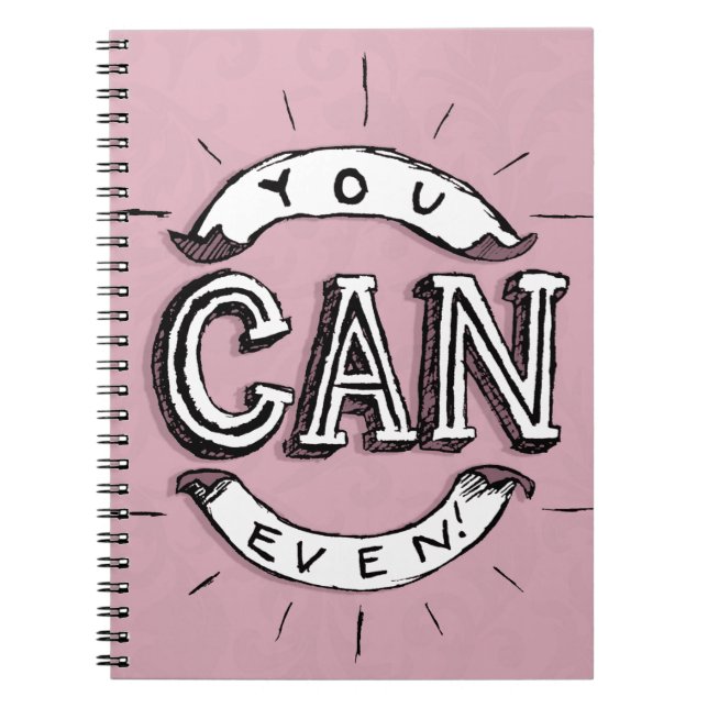 Cuaderno ¡Usted puede incluso! (Frente)