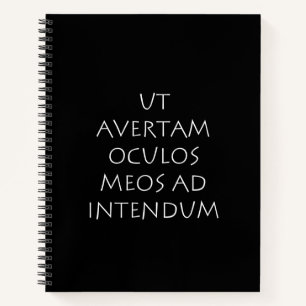 Cuaderno Ut avertam oculos meos ad intendum