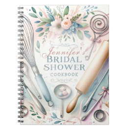 Cuaderno Utensilios de cocina acuarela Personalizado de duc