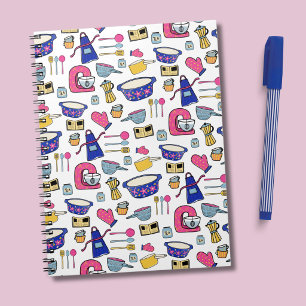Cuaderno Utensilios de cocina brillantes pastelero reposter