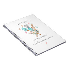 Cuaderno Utensilios para hacer pasteles y recetas de chef