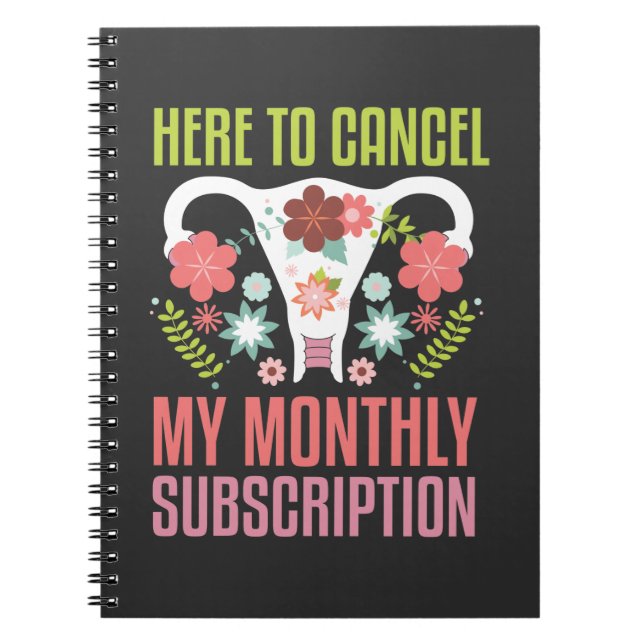 Cuaderno Uterus Remoción Cirugía de apoyo Histerectomía (Frente)