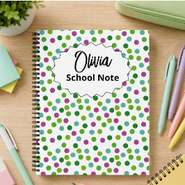 Cuaderno Útiles divertidos para el regreso a clases para ni